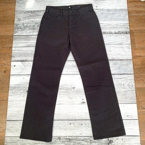DC Shoe Co. Black Straight Fit Pants NWOT - Picture 1 of 13